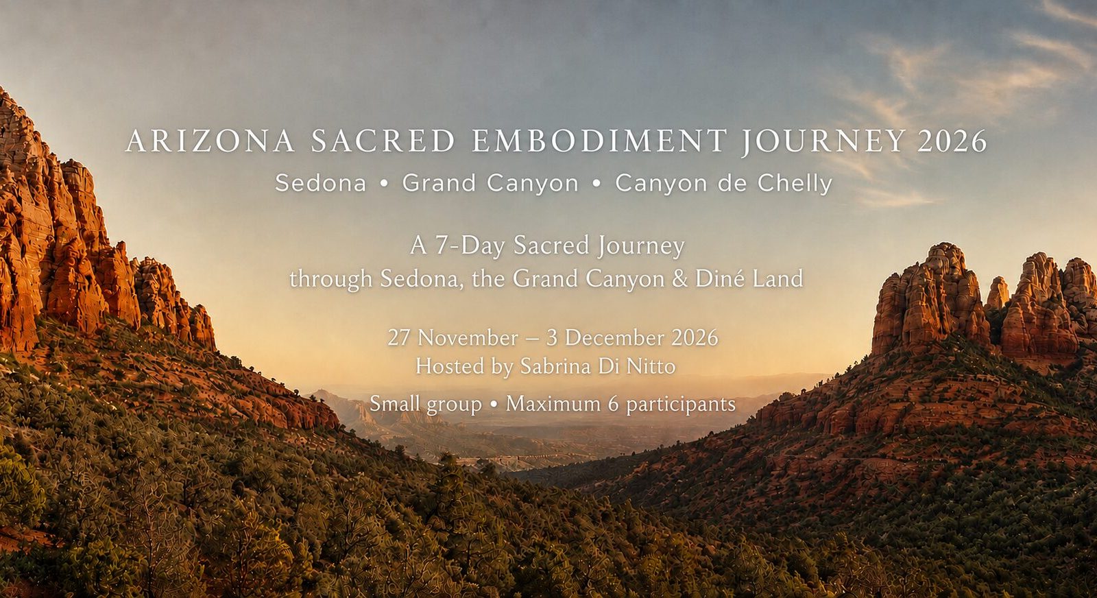 Arizona Sedona Sacred Embodiment Journey 2026